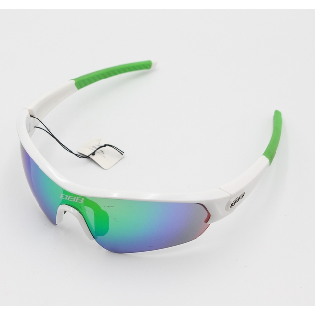 Окуляри BSG 43 білі срібно-сині дуги (+ зміне скло жовте,біле)  + футляр чохол, фото westvelo.com