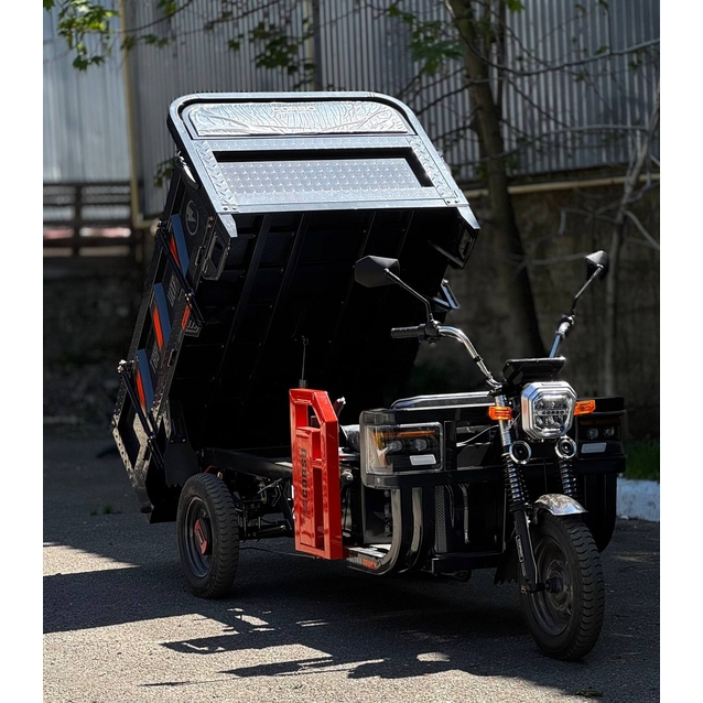 Трицикл РОЗІБРАНИЙ вантажний Corso «TRUCK ULTRA» TR-688110, двигун 2000W, акумулятор 72V 58Ah графеновий, 6 МІСЦЬ+ 1 ящик.акум, колеса 12" фото westvelo.com