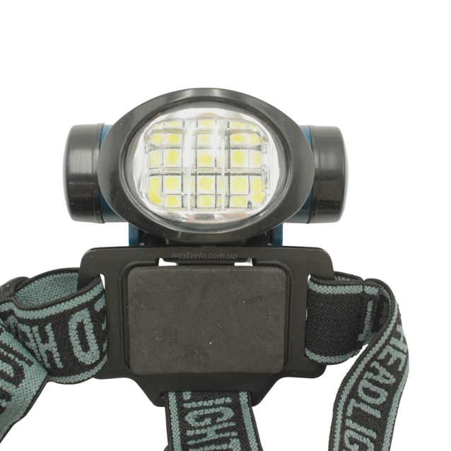 Ліхтар налобний на батарейках (PL-013) (COB 3xAAA) фото westvelo.com
