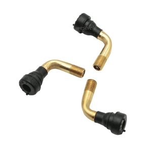 Ніпель кривий, для безкамерної шини електросамоката Ø11 (PVR40)