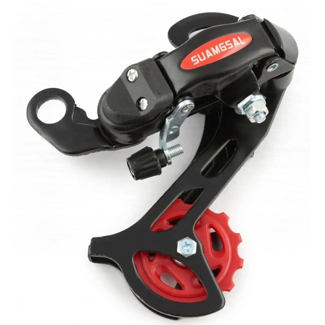 Перекидка задня на болт Великий ролик, чорна фото westvelo.com