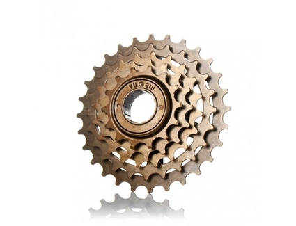 Зірка задня різьбова 5-рик SANYOU коричнева (14-28T)