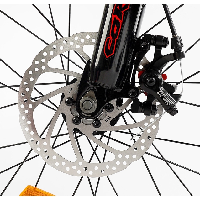 Велосипед 20 ST Corso «CRANK» CR-20257 сталь 11", (к-т LTWOO-A2) чорно-червоний фото westvelo.com