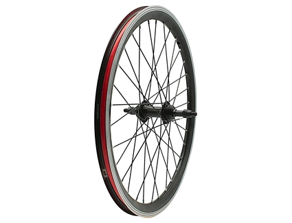 Колесо 22 зад, обід 2-ний чорний, втулка М на віночках, чорна спиця (AL-22633 V) з фліпером