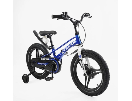 Дитячий велосипед 18 MG Corso «STREAM» SM-71480, магнієва рама, синій
