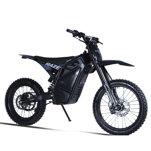 Електродіртбайк Corso «RAZE M8» GT-99060 двигун 2999W, акумулятор 72V 35Ah літієвий, чорний, колеса 19/17 " фото westvelo.com