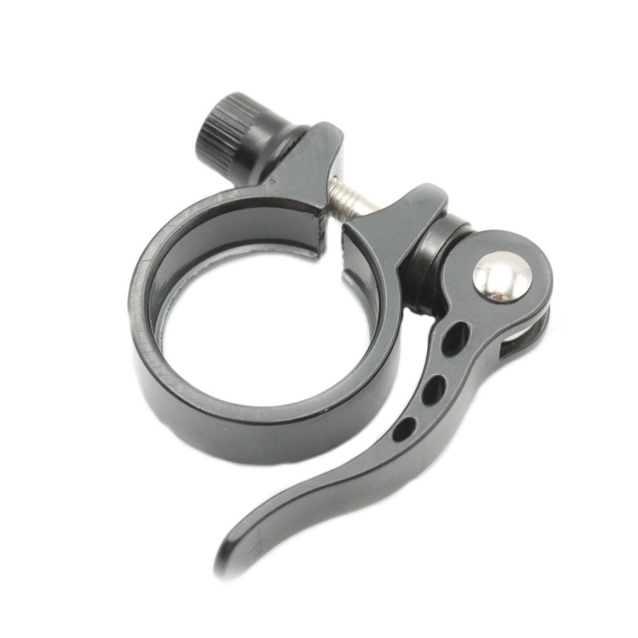 Хомут з ексцентриком труби сідла Ø35.0 мм. алюміній, чорний фото westvelo.com