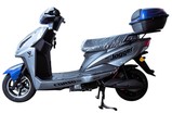 Електроскутер Corso «JOGGER» JG-417009, двигун 1500W, акумулятор 72V/25Ah свинцево-кислотний, сіро-синій + 1 ящик. акум, колеса 10" фото westvelo.com