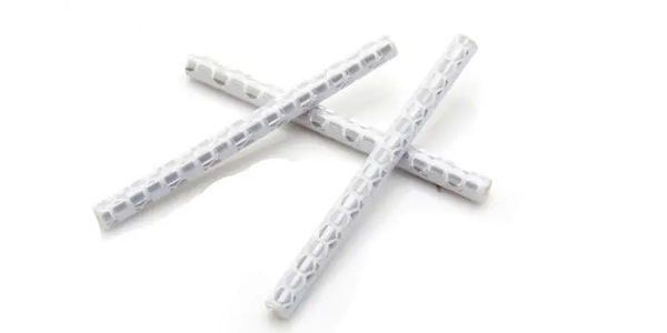 Світловідбиваючі трубки на спиці, білі