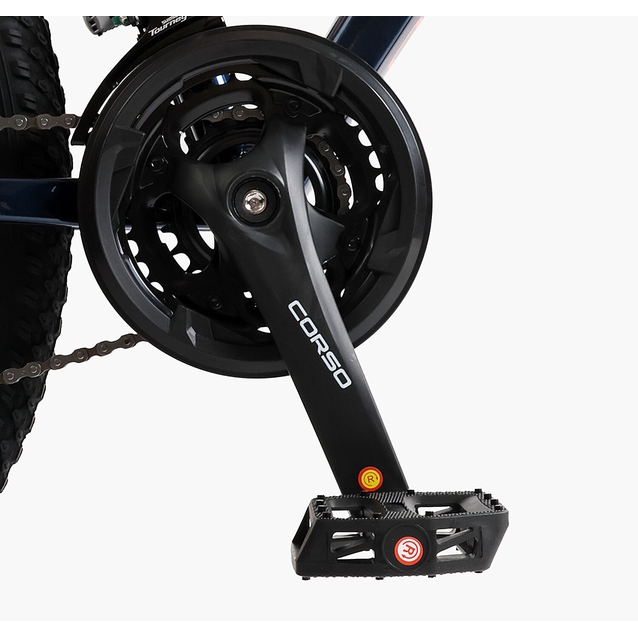 Велосипед 26 AL Corso «ULTRA» UT-20545 алюміній 13", (к-т SHIMANO) чорно-помаранчевий (2) фото westvelo.com