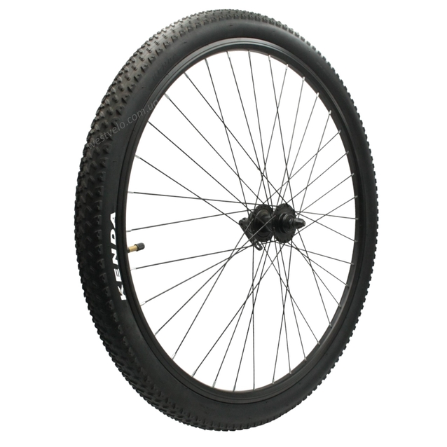 Колесо 28-29 перед, обід 2-ний чорний, втулка ST. на віночках, диск 6 болтів,ексцен+камера і покришка фото westvelo.com