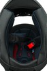 '''Мото шолом, закритий (M)  "222" Чорно-зелений, глянцевий фото westvelo.com