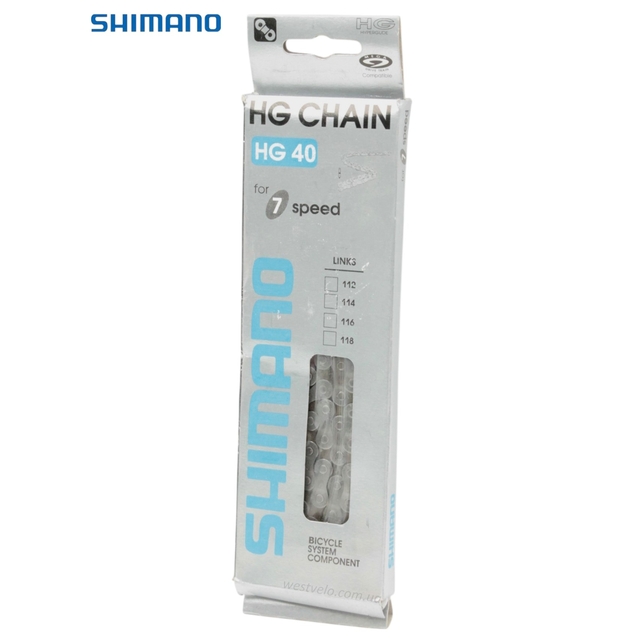 Ланцюг спорт 7 передач SHIMANO HG-40 116 ланок Б/З