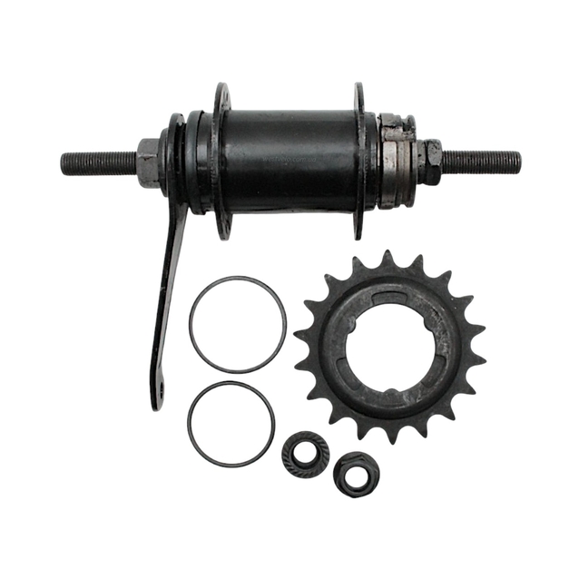 Втулка задня гальмівна Falcon (черв'ячна) на 28 спиць + к-т чорна (SF-CT02) (зірка18) фото westvelo.com