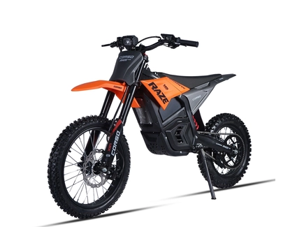 Електродіртбайк Corso «RAZE M5» M5/79018 двигун 2500W, акумулятор 72V 25Ah літієвий, чорно-помаранчевий, колеса 17/14 "