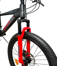 Велосипед 24 AL Viper «075» алюміній 13", графітово-сіро-червоний
