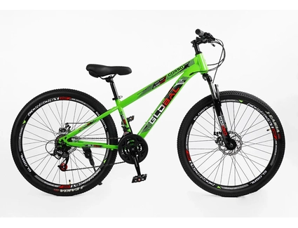 Велосипед 26 ST Corso «GLOBAL» GL-26097 сталь 13", (к-т Saiguan) салатовий