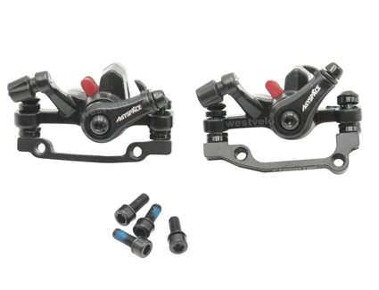 Супорта гальмівні дискові (перед+зад) MYSPACE (F160/R140 + F180/R160)