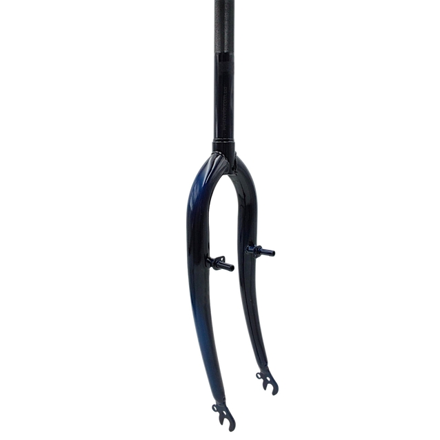Вилка 22 сталева з кріпленням V-brake темно-синя, шток L-200mm р.з L-95mm фото westvelo.com