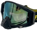 Мото окуляри Кросс-ендуро "MO-3" чорні із дзеркальною  (затемненою) лінзою фото westvelo.com