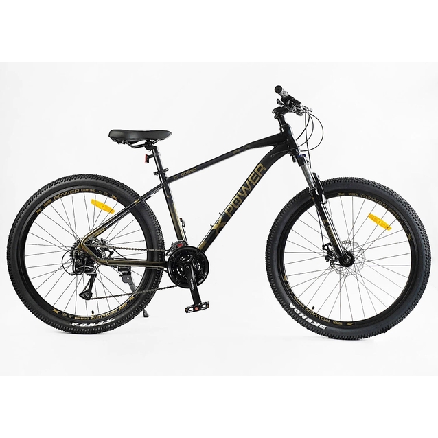 Велосипед 27.5 AL Corso «X-POWER» PW-20097 алюміній 17", (к-т SHIMANO) чорно-бронзовий фото westvelo.com