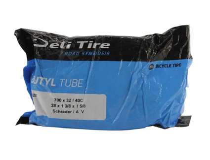 Камера турист 28 короткий ніпель AV 35mm DELI TIRE (32-40)