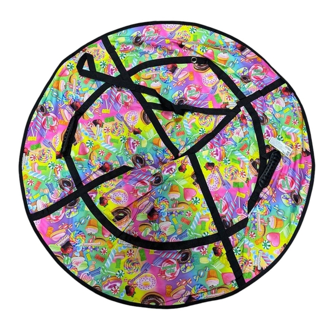 Тюбінг "Кольоровий" Ø 1м. принт №9 фото westvelo.com