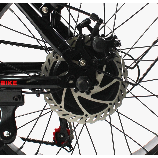 Електрофетбайк 20 ST Corso «KRAFT» KR-31007 сталь, двигун 500W, акумулятор 48V15Ah літієвий, (к-т SHIMANO) чорно-червоний (1) фото westvelo.com