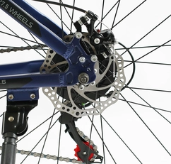 Велосипед 27.5 AL Corso «LEGEND» LG-27506 алюміній 15,5", (к-т SHIMANO) синій