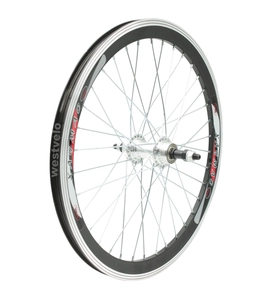 Колесо 20 зад, обід 2-ний чорний, втулка AL на промах