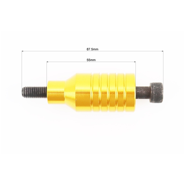Пеги трюкового самоката AL. анодовані, золотий, L-5.5 см (5099) фото westvelo.com