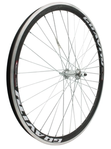 Колесо 26 перед, обід 2-ний чорний, вт. ST. на віночках