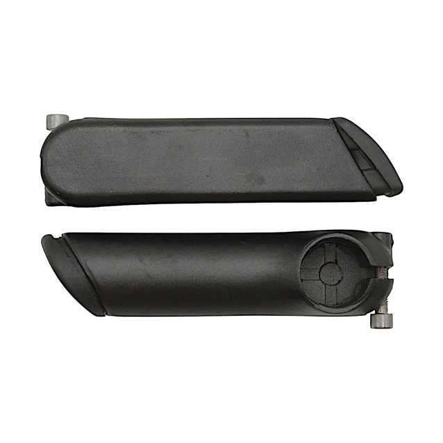 Роги руля алюміній YRS-5983 короткі чорні L-115mm. фото westvelo.com