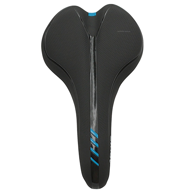 Сідло мтв ARDIS № 085, чорне з синіми смужками (270х150) фото westvelo.com