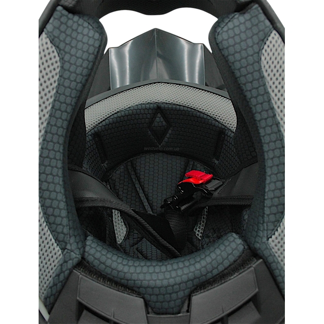 Шолом, закритий крос/ендуро (XL) (59-60) АТV Forsage Rider  027 чорно-салатовий матовий з дашком + окуляри фото westvelo.com