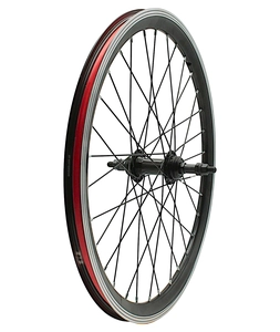 Колесо 22 зад, обід 2-ний чорний, втулка М на віночках, чорна спиця (AL-22633 V) з фліпером