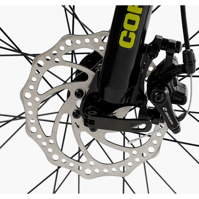 Велосипед 26 AL Corso «X-POWER» PW-75122 алюміній 13", (к-т SHIMANO) чорно-зелений фото westvelo.com