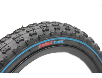 Покришка 14-2.125 DSI Шрі-Ланка (09), шип. метелик, синя полоса (54-254)