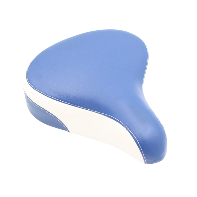 Сідло дитяче №40 біло-синє на пружинах фото westvelo.com