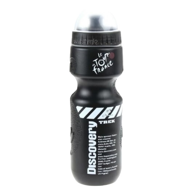 Фляга Discovery 650ml пластмасова чорна фото westvelo.com