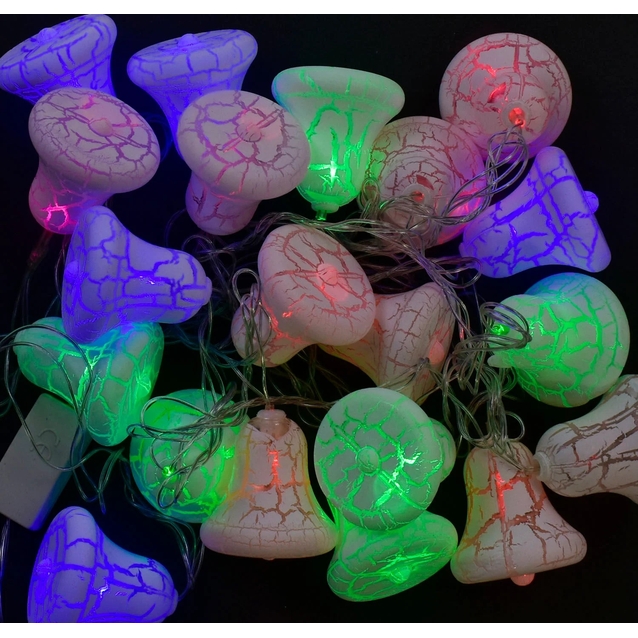 Гірлянда світлодіодна 5 м, 20 лампочок, «Дзвіночок» мультиколор, від мережі 220V (С 31305) фото westvelo.com