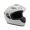 Мото шолом, закритий (L)  "223" білий, глянцевий фото westvelo.com