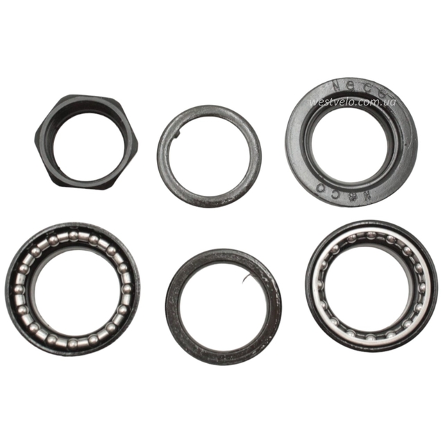 Рульовий набір мтв різьбовий, NECO, чорний фото westvelo.com