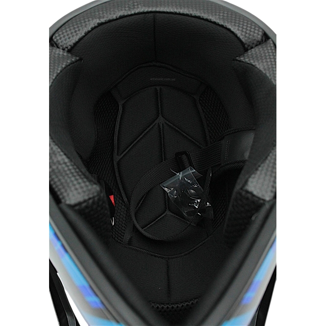 Шолом, закритий крос/ендуро (XL 61-62) IBK 126,FLAGMASTER синій, глянцевий фото westvelo.com