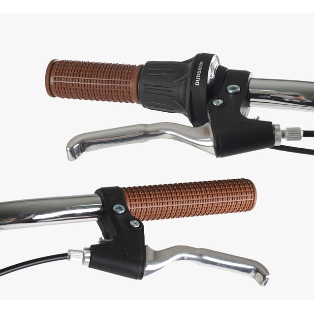 Міський велосипед 26 ST Corso «VIOLA» VL-26633 сталь 17", (к-т SHIMANO) чорно-рожевий фото westvelo.com