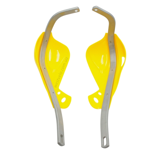 Захист рук на кермо мото FHS, 08 жовтий фото westvelo.com