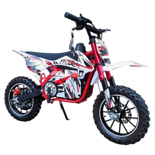 Електропітбайк Corso SE-961158 двигун 1000W, акумулятор 48V12Ah свинцево-кислотний, червоний, колеса 14" фото westvelo.com