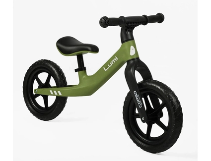 Велобіг 12 Corso, колеса - EVA (піна), нейлонова рама «LUMI» LR-44802 зелений