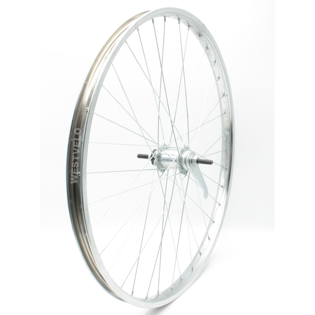 Колесо 26 зад, обід нікель, спиця 2мм, вт. Falcon (нікель) + к-т фото westvelo.com