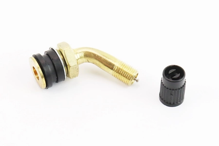 Ніпель дисковий кривий, багаторазовий (гайка зовні обода) (тип 2)